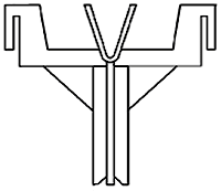 Plastic Clip Fast Bar Chairs - Mesh Type