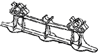 Ribbed Trench Mesh Supports