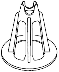 Ribbed Trench Mesh Supports