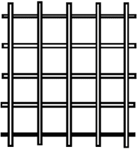 Square Rib Mesh